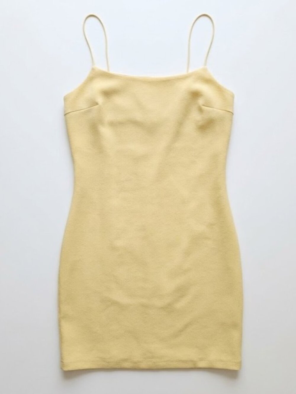 Dynamite Pale Yellow Mini Dress